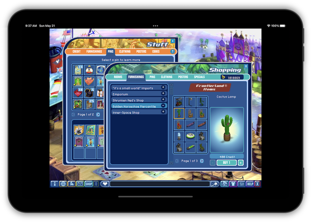 VMK Legacy on tablet device